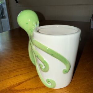 Under the Sea Octopus Handle Ceramic Mug with Box